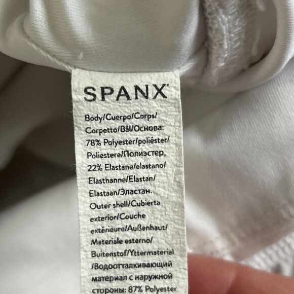 Spanx Skort Small Get Moving Double Layer Spring White Tennis Pickleball Pocket - Picture 3 of 8